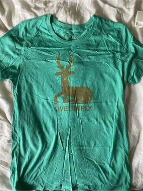 Patagonia Turquoise Printed Logo Tee
